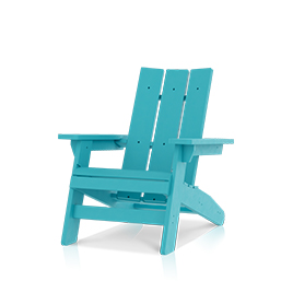 pollyoutdoor adirondack chair aruba blue